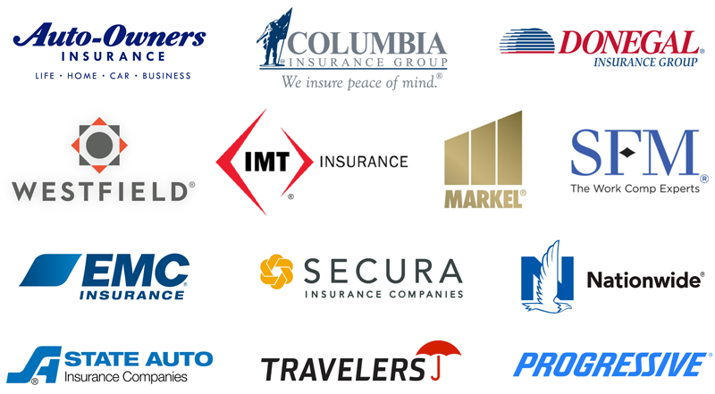 Midwest Heritage's business insurance partners.