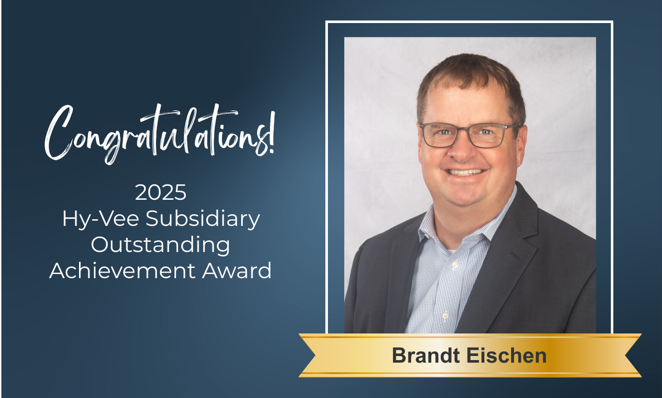 Brandt Eischen Recognized for Outstanding Achievement Award